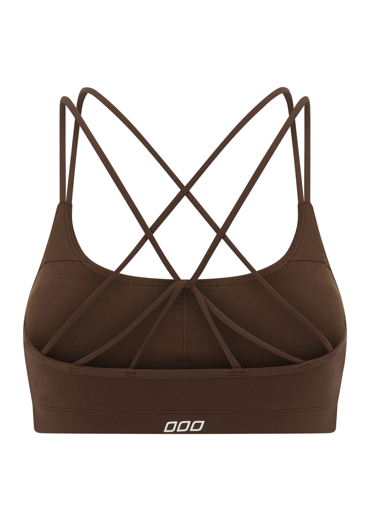 Lorna Jane Lotus Cropped Sports Bra - Espresso