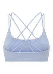 Lorna Jane Lotus Cropped Sports Bra - Oxford Blue