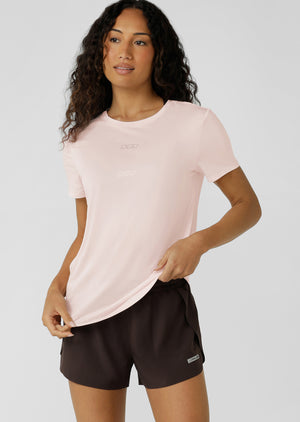 Lorna Jane Amy Dynamic Active T-Shirt - Arctic Pink