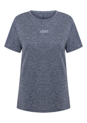 Lorna Jane Amy Dynamic Active T-Shirt - French Navy Marl