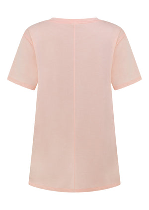 Lorna Jane Amy Dynamic Active T-Shirt - Pale Peony Marl