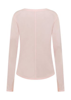 Lorna Jane Amy Dynamic Active Long Sleeve Top - Arctic Pink