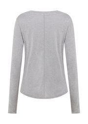 Lorna Jane Amy Dynamic Active Long Sleeve Top - Grey Marl