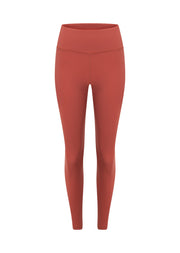Lorna Jane Lotus No Chafe Phone Pocket Ankle Biter Leggings - Earth