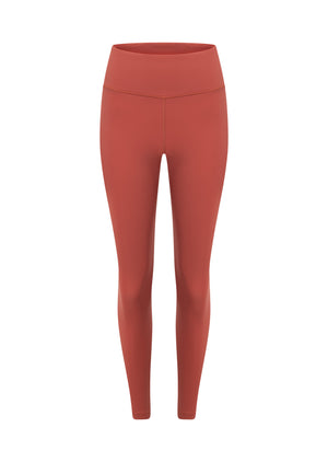 Lorna Jane Lotus No Chafe Phone Pocket Ankle Biter Leggings - Earth