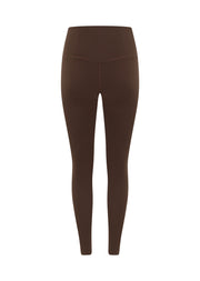 Lorna Jane Lotus No Chafe Phone Pocket Ankle Biter Leggings - Espresso