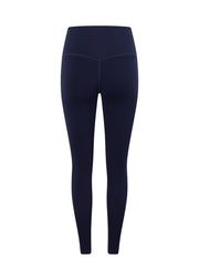 Lorna Jane Lotus No Chafe Phone Pocket Ankle Biter Leggings - French Navy