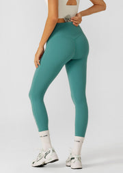 Lorna Jane Lotus No Chafe Phone Pocket Ankle Biter Leggings - Jewel