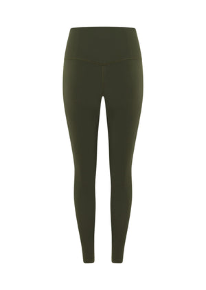 Lorna Jane Lotus No Chafe Phone Pocket Ankle Biter Leggings - Luxury Green
