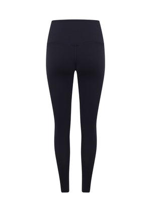 Lorna Jane Lotus No Chafe Phone Pocket Ankle Biter Leggings - Midnight Blue