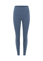 Lorna Jane Lotus No Chafe Phone Pocket Ankle Biter Leggings - Moonlight Blue