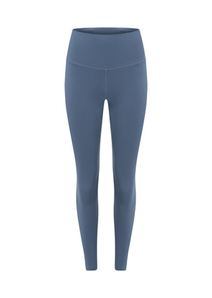 Lorna Jane Lotus No Chafe Phone Pocket Ankle Biter Leggings - Moonlight Blue