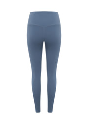 Lorna Jane Lotus No Chafe Phone Pocket Ankle Biter Leggings - Moonlight Blue