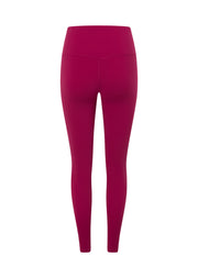 Lorna Jane Lotus No Chafe Phone Pocket Ankle Biter Leggings - Persian Rose