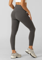Lorna Jane Lotus No Chafe Phone Pocket Ankle Biter Leggings - Titanium