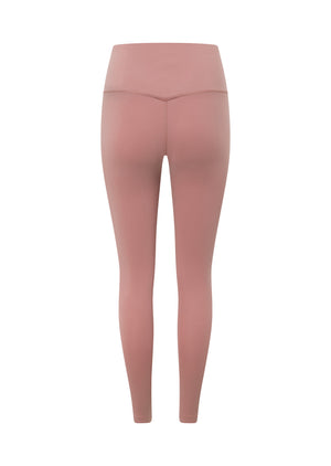 Lorna Jane Lotus No Chafe Phone Pocket Ankle Biter Leggings - Wild Rose