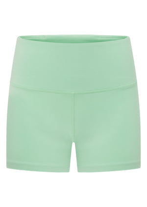 Lorna Jane Lotus No Chafe Phone Pocket 9cm Bike Shorts - Soft Mint