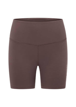Lorna Jane Lotus No Chafe Phone Pocket 16cm Bike Shorts - Stone