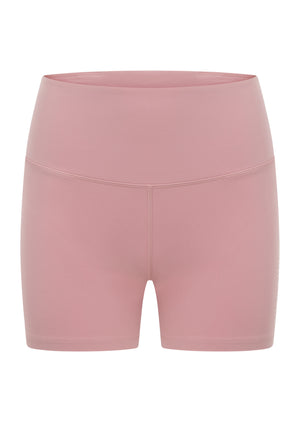 Lorna Jane Lotus No Chafe Phone Pocket 12cm Bike Shorts - Dusty Rose