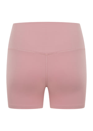 Lorna Jane Lotus No Chafe Phone Pocket 12cm Bike Shorts - Dusty Rose