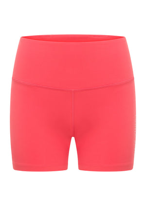 Lorna Jane Lotus No Chafe Phone Pocket 12cm Bike Shorts - Guava Glow