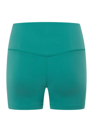 Lorna Jane Lotus No Chafe Phone Pocket 12cm Bike Shorts - Jewel