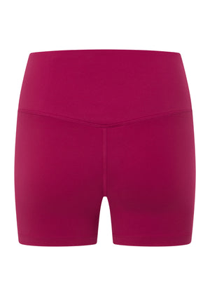 Lorna Jane Lotus No Chafe Phone Pocket 12cm Bike Shorts - Persian Rose