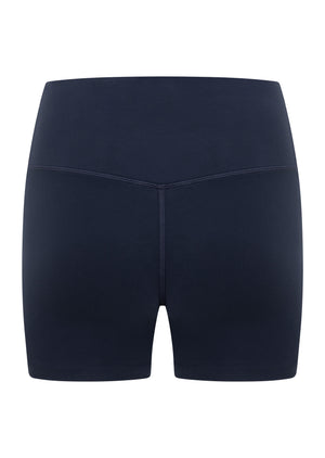 Lorna Jane Lotus No Chafe Phone Pocket 12cm Bike Shorts - Platinum Navy