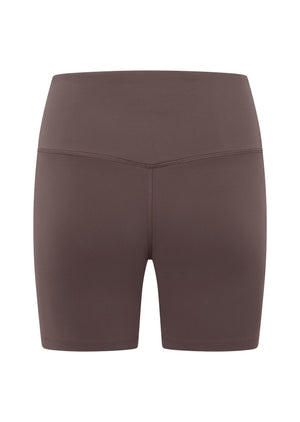 Lorna Jane Lotus No Chafe Phone Pocket 12cm Bike Shorts - Stone