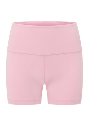 Lorna Jane Lotus No Chafe Phone Pocket 12cm Bike Shorts - Sweet Pink