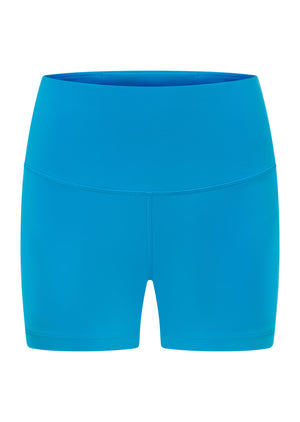 Lorna Jane Lotus No Chafe Phone Pocket 12cm Bike Shorts - Vista Blue