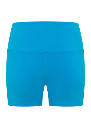 Lorna Jane Lotus No Chafe Phone Pocket 12cm Bike Shorts - Vista Blue