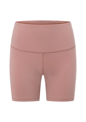 Lorna Jane Lotus No Chafe Phone Pocket 12cm Bike Shorts - Wild Rose