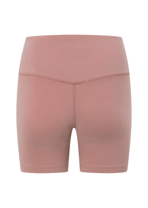 Lorna Jane Lotus No Chafe Phone Pocket 12cm Bike Shorts - Wild Rose