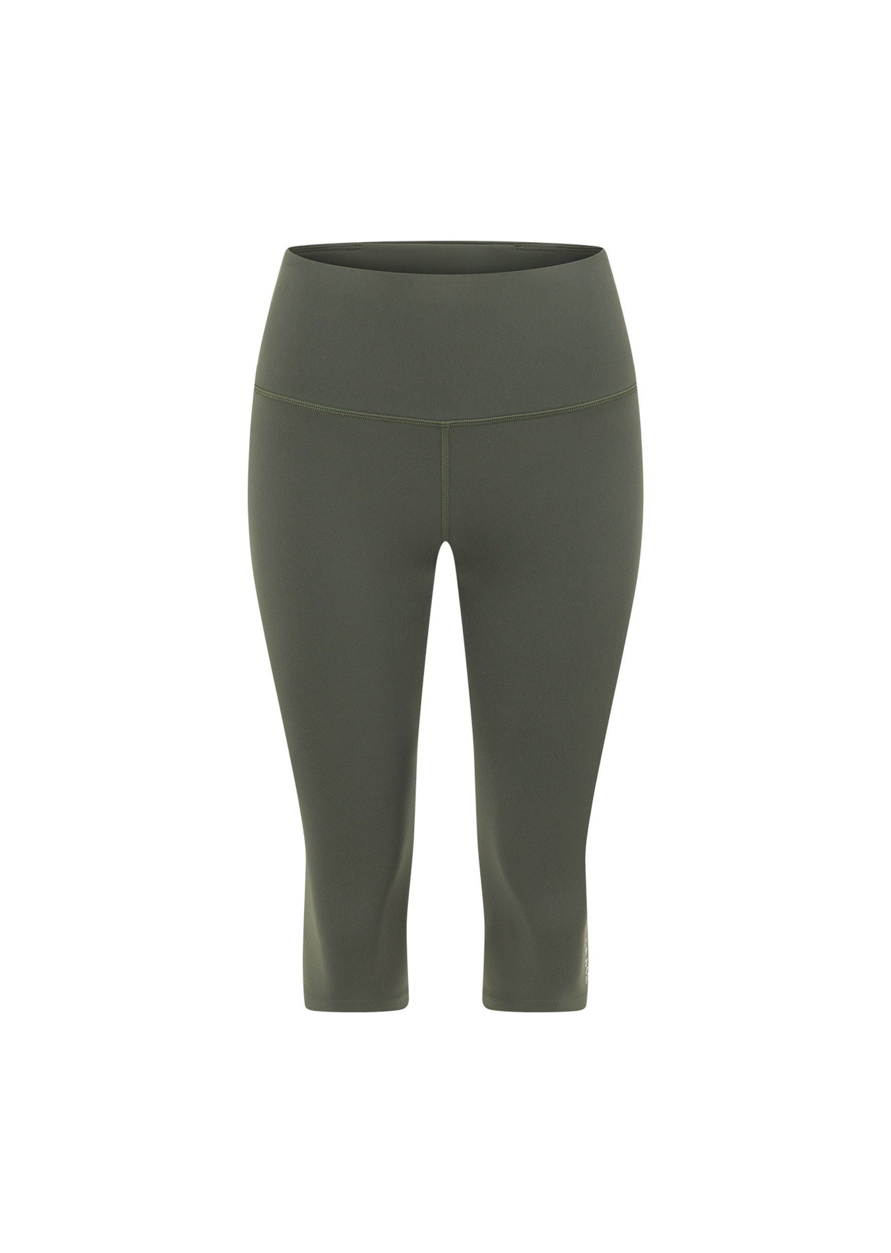 Lorna Jane Lotus No Chafe Phone Pocket 3/4 Leggings - Agave Green