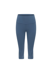 Lorna Jane Lotus No Chafe Phone Pocket 3/4 Leggings - Moonlight Blue