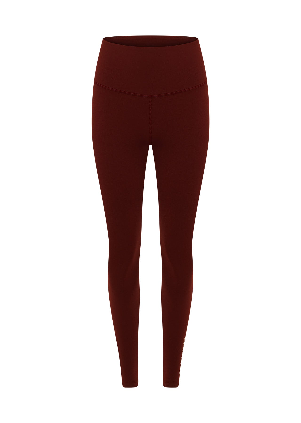 Lorna Jane Lotus No Chafe Phone Pocket Full Length Leggings - Dark Ruby