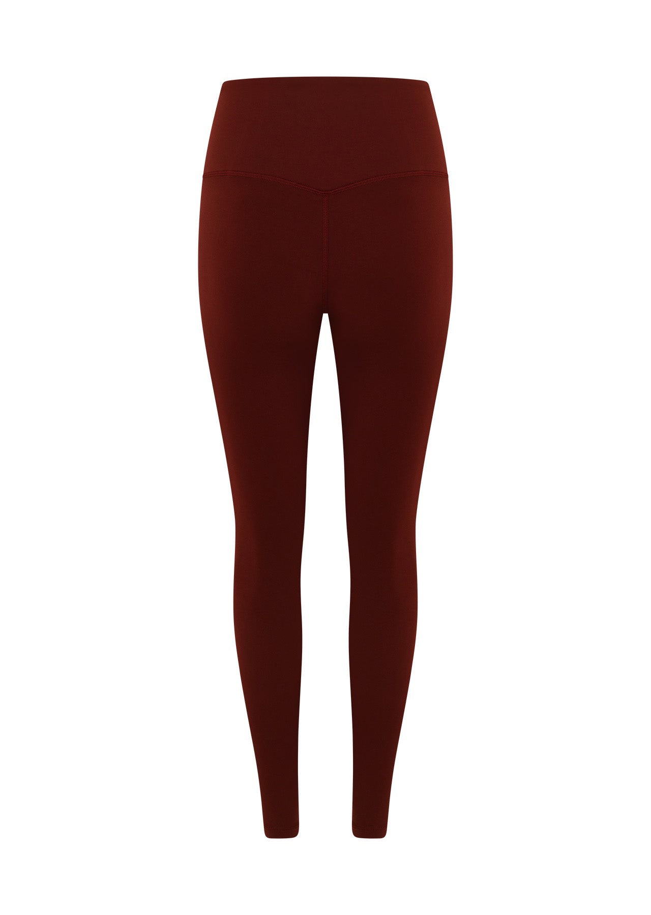 Lorna Jane Lotus No Chafe Phone Pocket Full Length Leggings - Dark Ruby