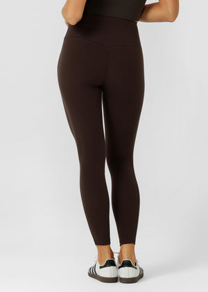 Lorna Jane Lotus No Chafe Phone Pocket Full Length Leggings - Volcano