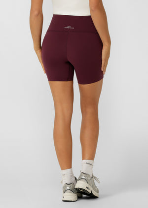 Lorna Jane Liberty 14cm Bike Shorts - Dark Grape