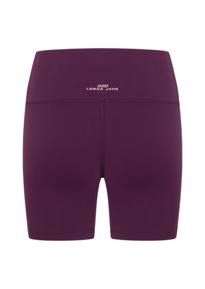 Lorna Jane Liberty 14cm Bike Shorts - Dark Grape