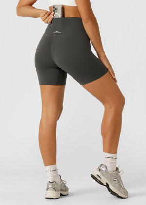 Lorna Jane Liberty 14cm Bike Shorts - Titanium