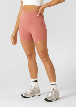 Lorna Jane Liberty 14cm Bike Shorts - Wilted Rose