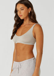 Lorna Jane Seamless Bralette - Grey Marl