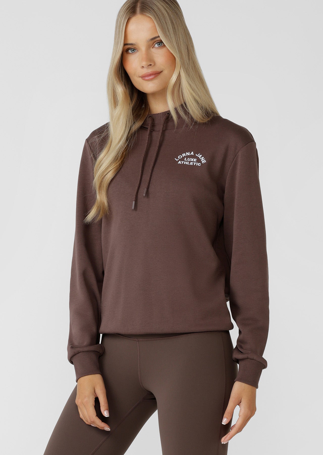 Lorna Jane Lotus Hoodie - Cinnamon