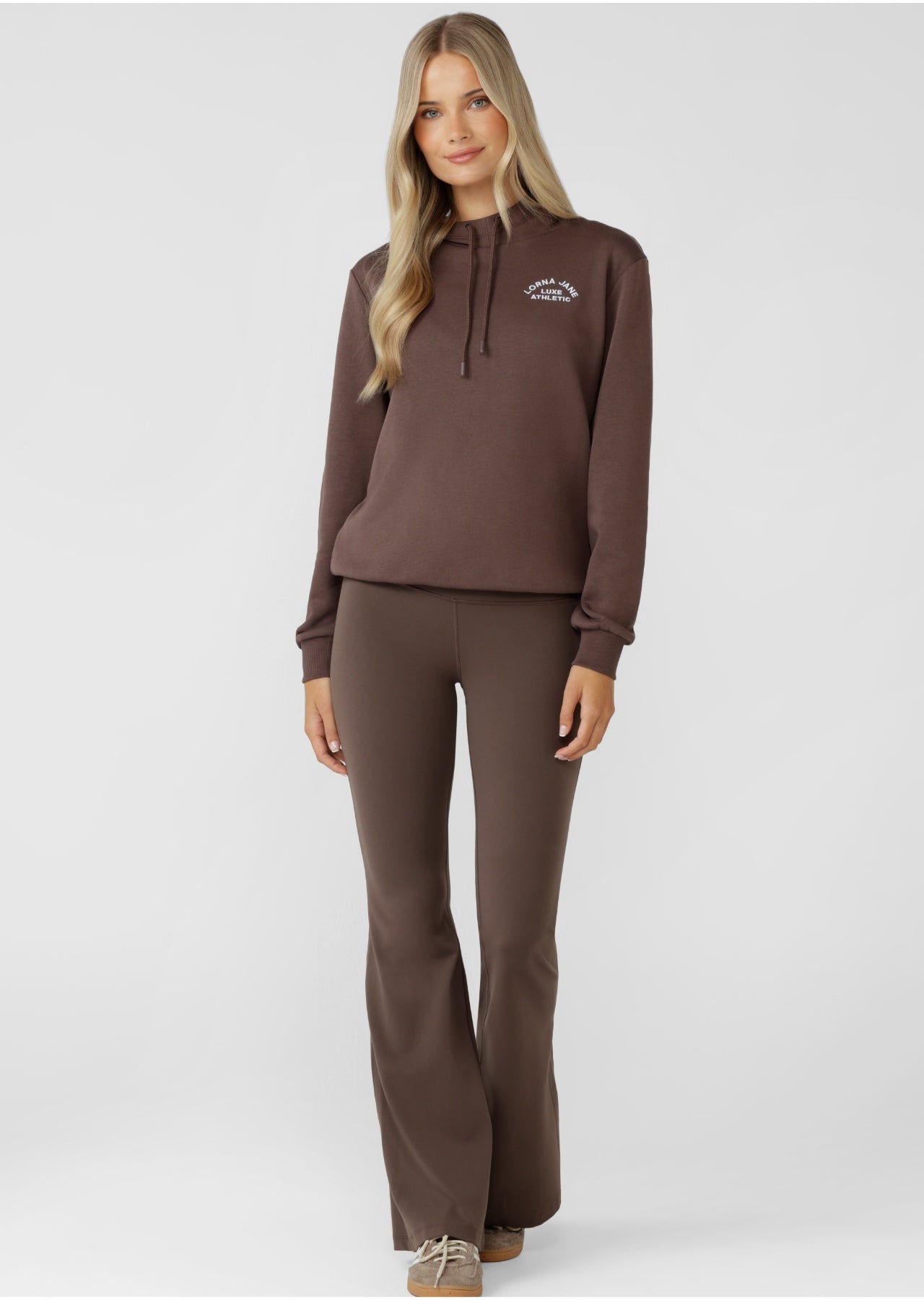 Lorna Jane Lotus Hoodie - Cinnamon
