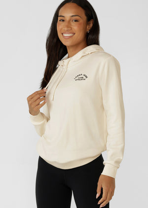 Lorna Jane Lotus Hoodie - Cream