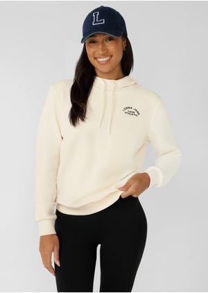 Lorna Jane Lotus Hoodie - Cream