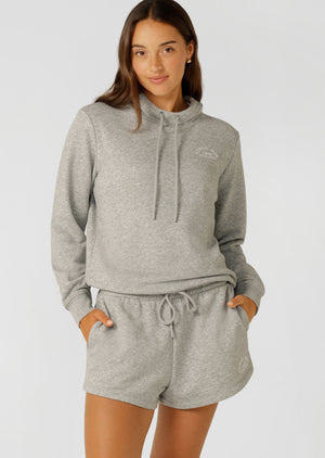 Lorna Jane Lotus Hoodie - Grey Marl
