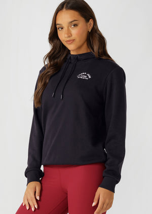 Lorna Jane Lotus Hoodie - Midnight Blue